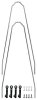 SKS GERMANY Strebentüte VELO 55 CROSS silber 