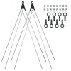 SKS GERMANY BLUEMELS 26  - 29  - ASR- / V-Streben Set, silber blank 